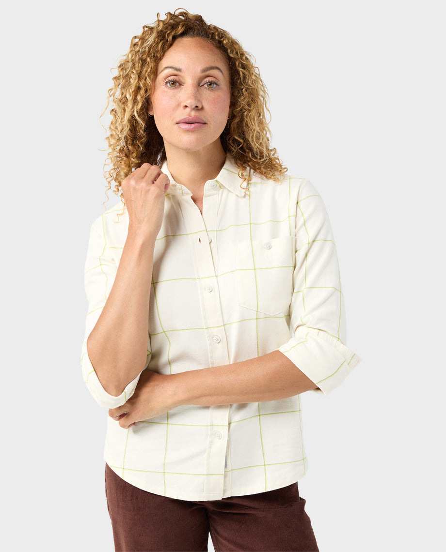 Women's Miter Stretch Lightweight Flannel Shirt - Image 4