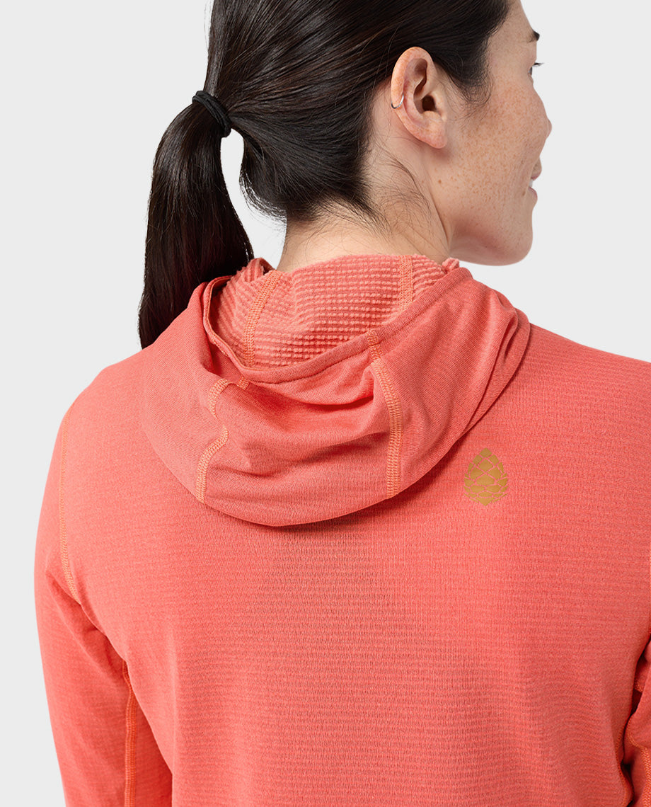 Women's Trax Power Grid Half Zip Hoodie - Image 6