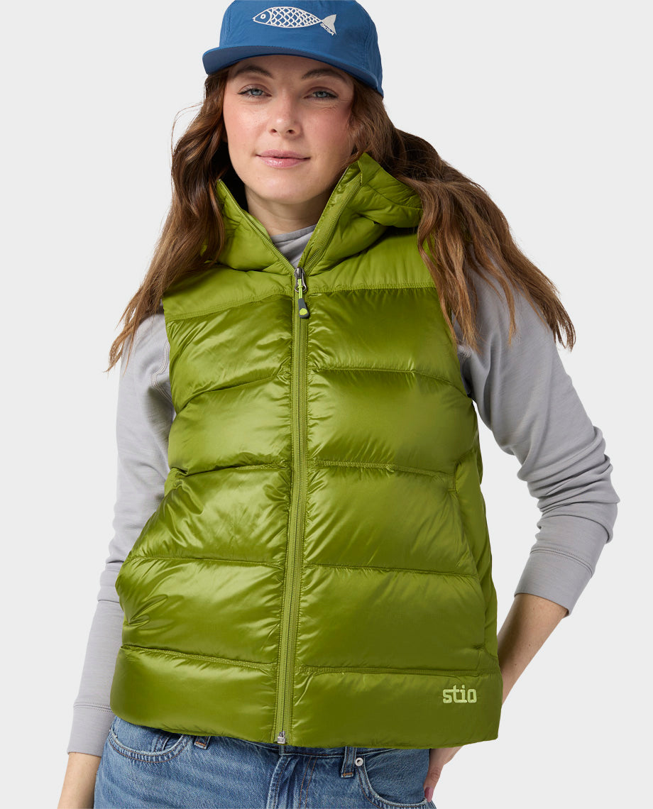 Women's Hometown Down Hooded Vest - Image 6