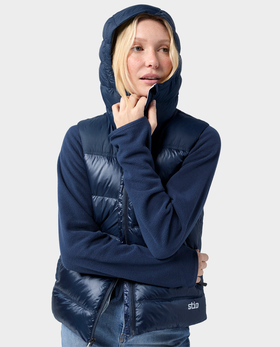 Women's Hometown Down Hooded Vest - Image 16