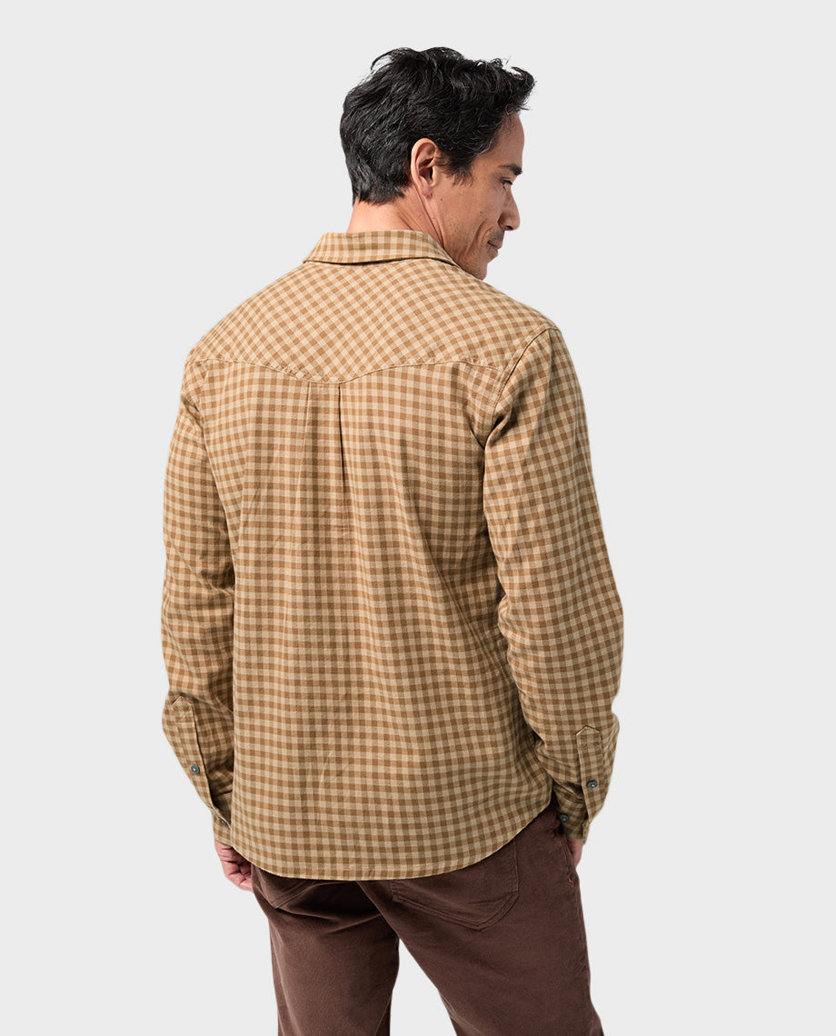 Men's Miter Stretch Lightweight Flannel Shirt - Image 4