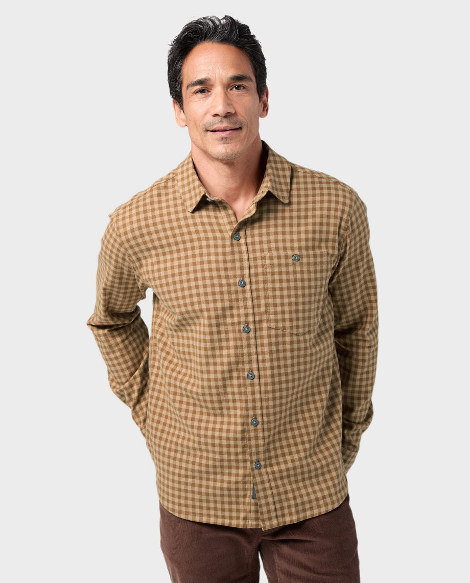 Men's Miter Stretch Lightweight Flannel Shirt - Image 6