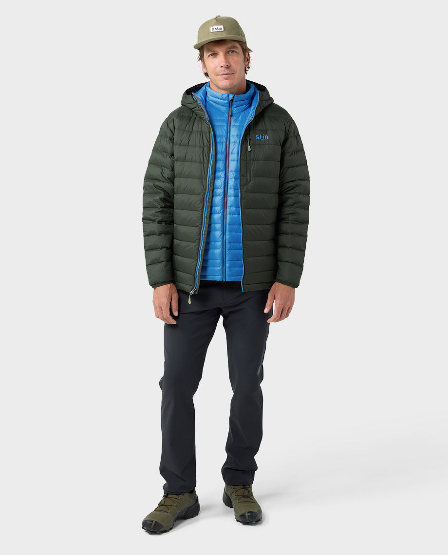 Men's Hometown Down Hooded Jacket - Image 7
