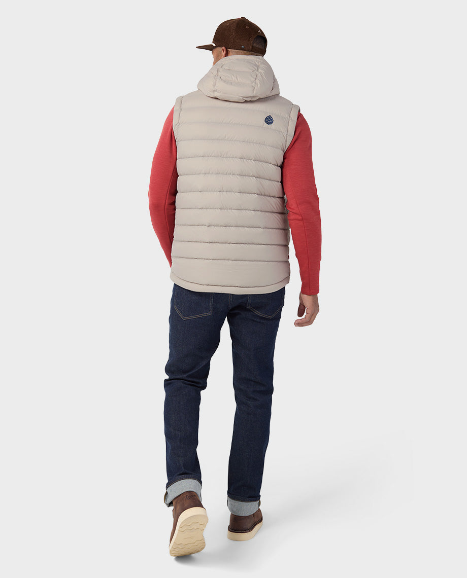 Men's Hometown Down Hooded Vest - Image 14
