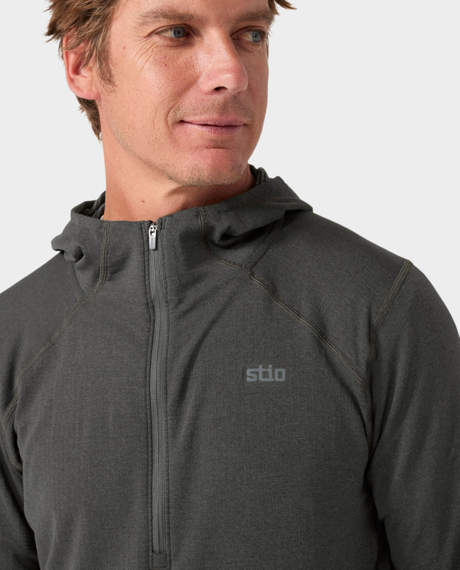 Men's Trax Power Grid Half Zip Hoodie - Image 23