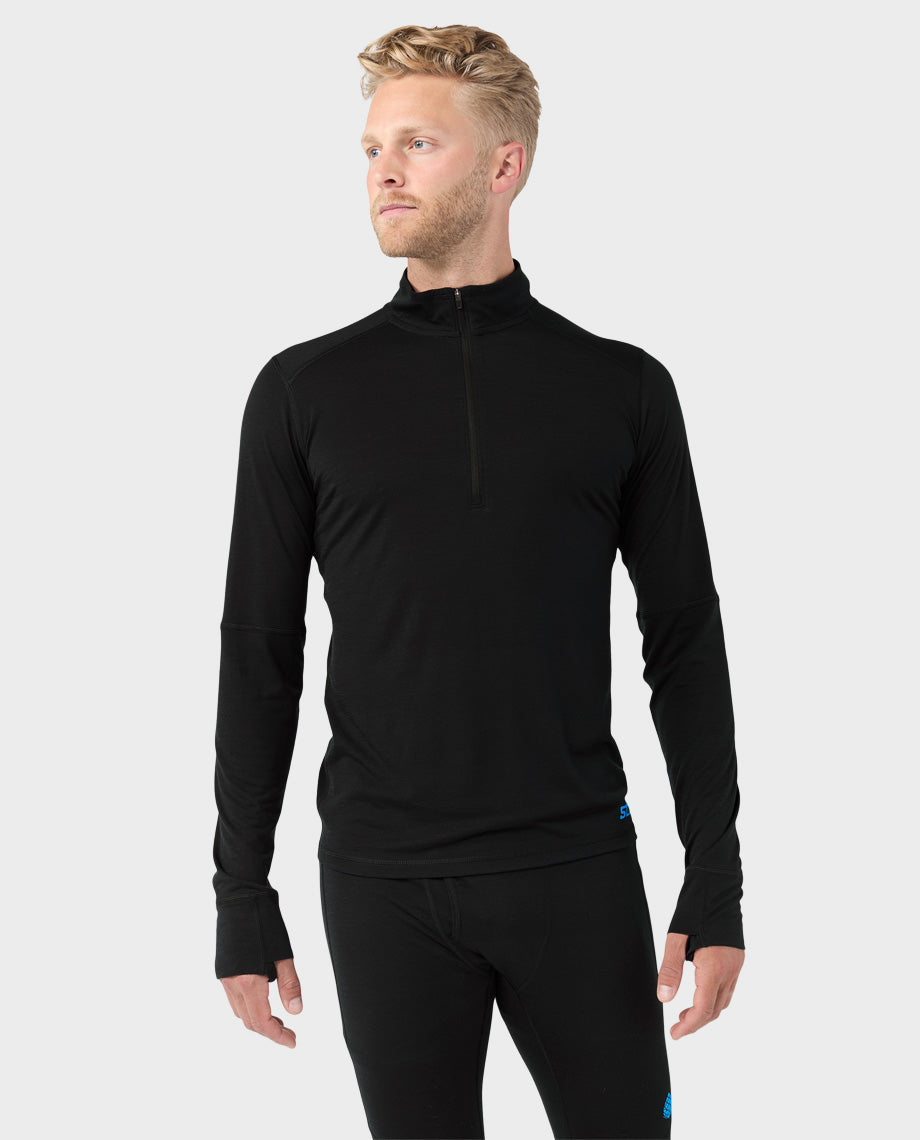 Men's Basis PeakWool Lightweight Half Zip - Image 4