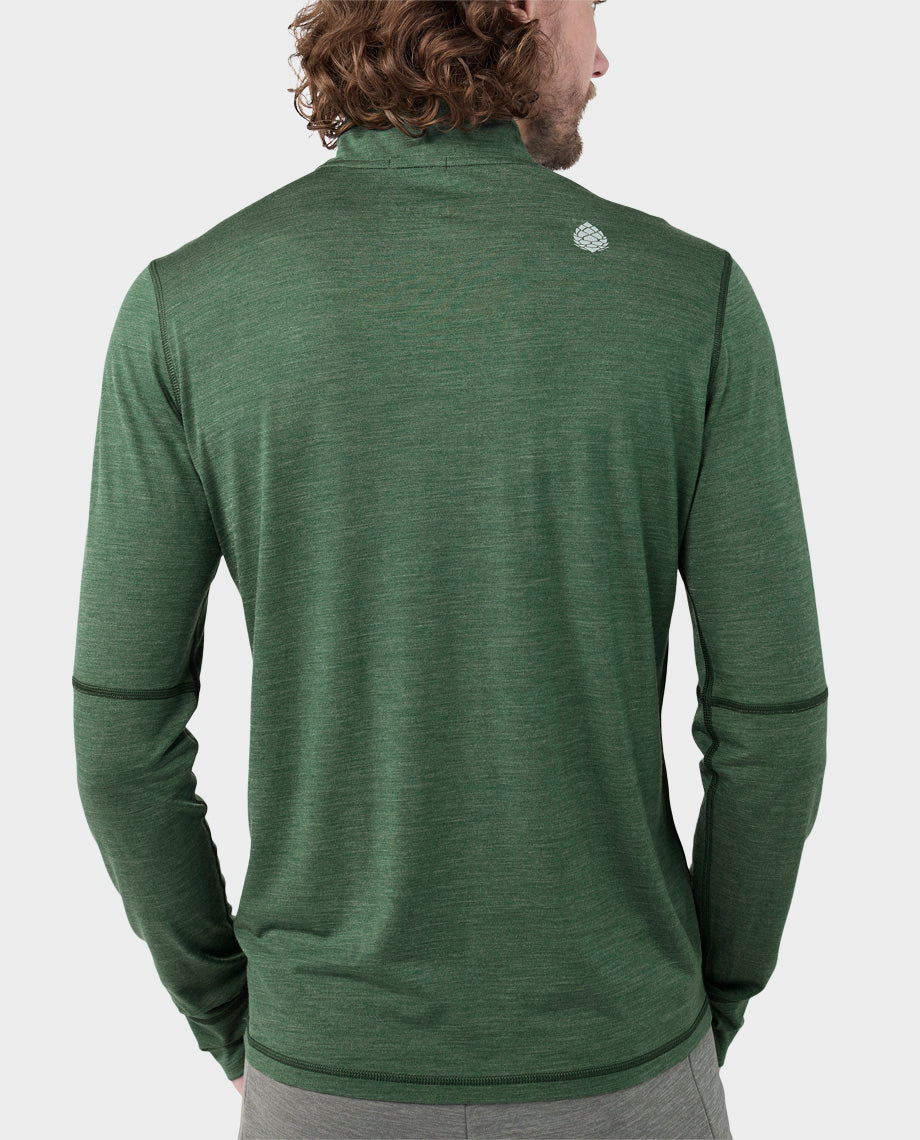 Men's Basis PeakWool Lightweight Half Zip - Image 23