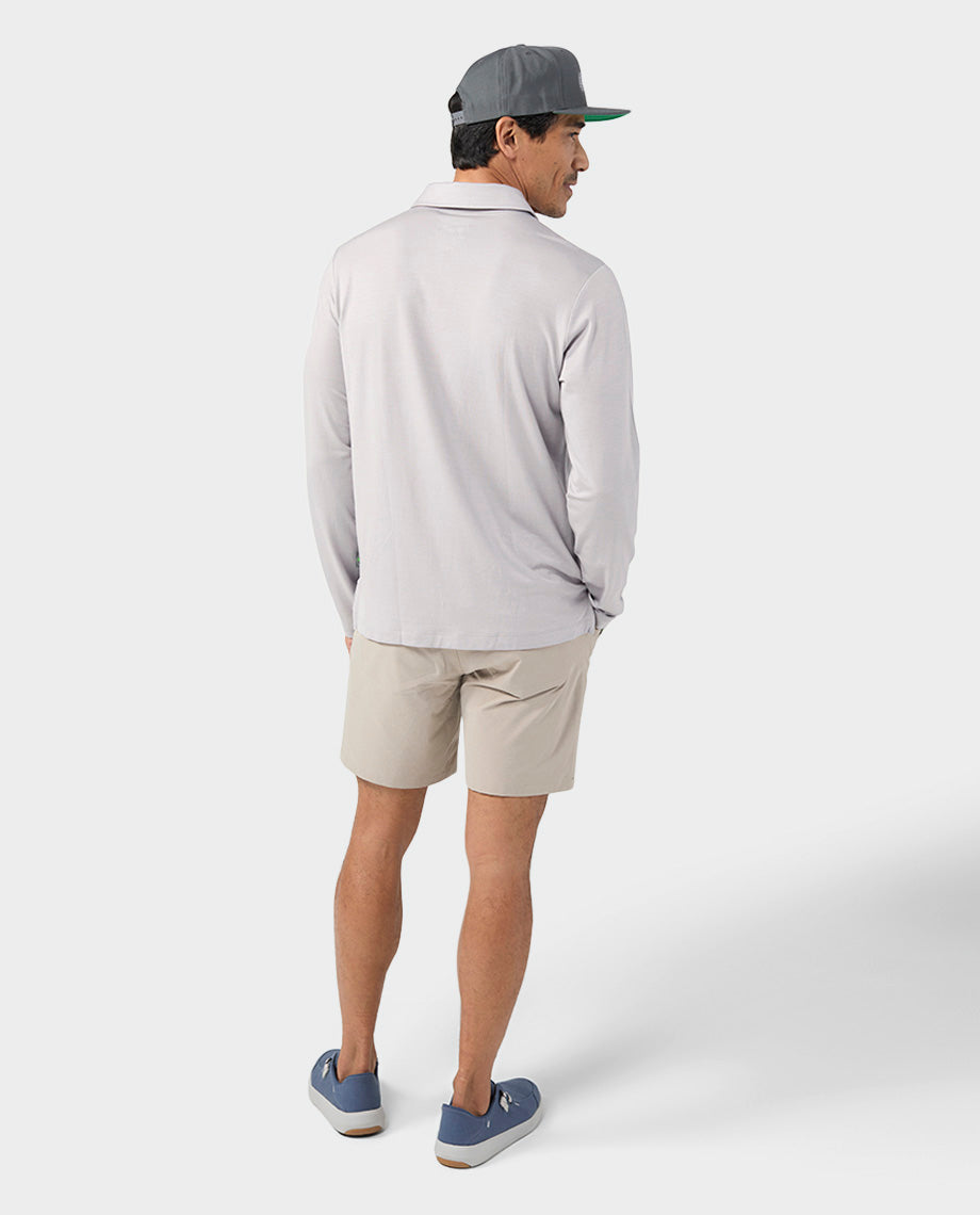 Men's Alpin Lightweight Merino Polo LS - Image 7